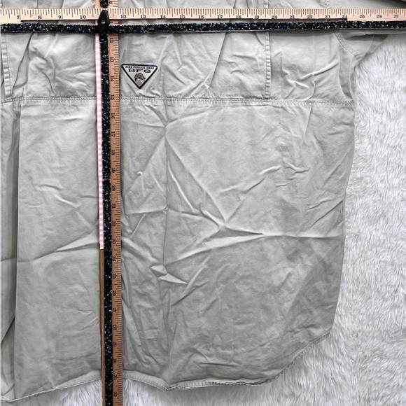 Men's Columbia Vented BFG PFG Long Sleeve Button Up L - Picture 10 of 11
